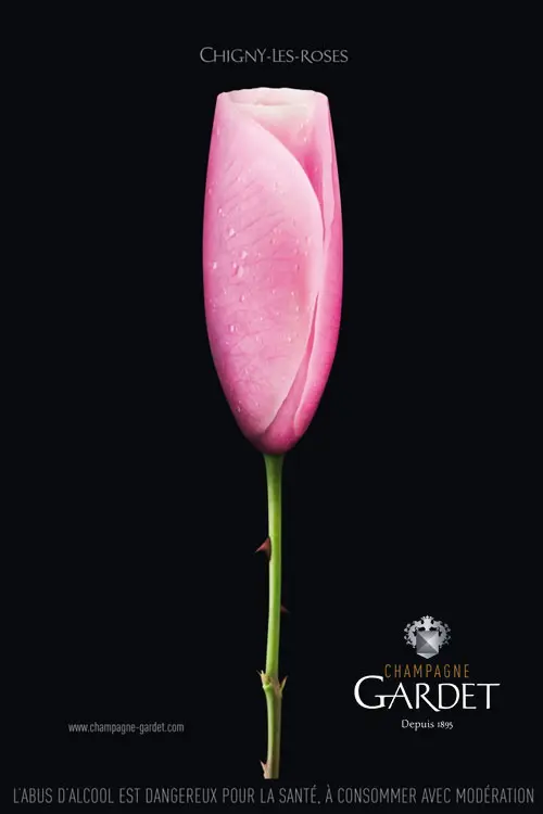 GARDET Plakat „Rose Flûte"