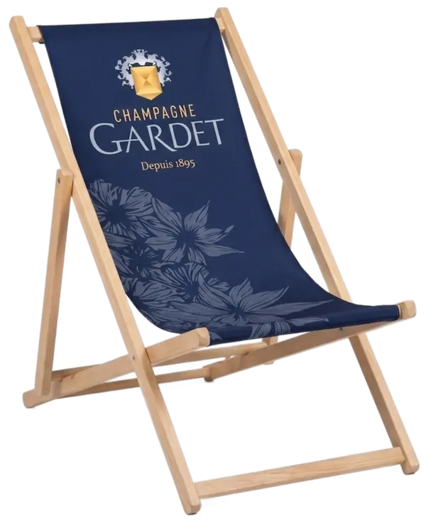 GARDET Liegestuhl blau